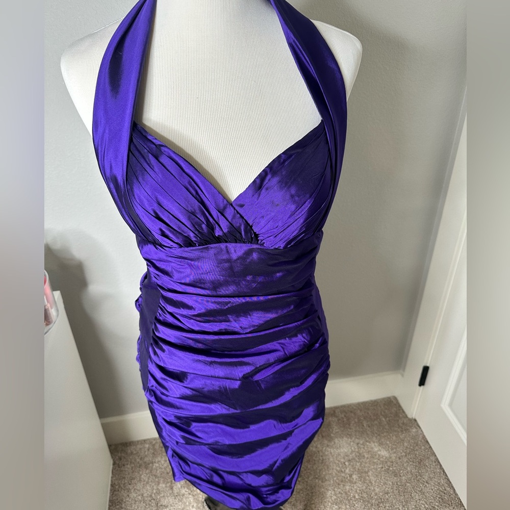 Purple Cocktail Dress